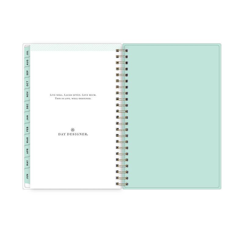 slide 10 of 15, Day Designer 2023-24 Academic Planner Frosted Cover 5"x8" Weekly/Monthly Wirebound Enchanted Blue, 1 ct