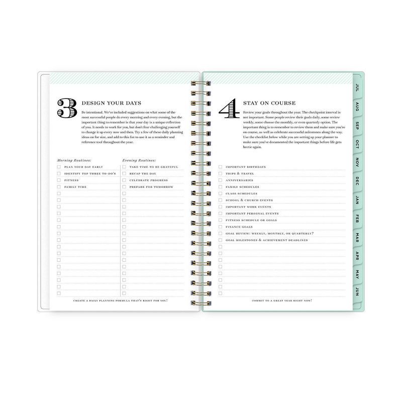 slide 14 of 15, Day Designer 2023-24 Academic Planner Frosted Cover 5"x8" Weekly/Monthly Wirebound Enchanted Blue, 1 ct