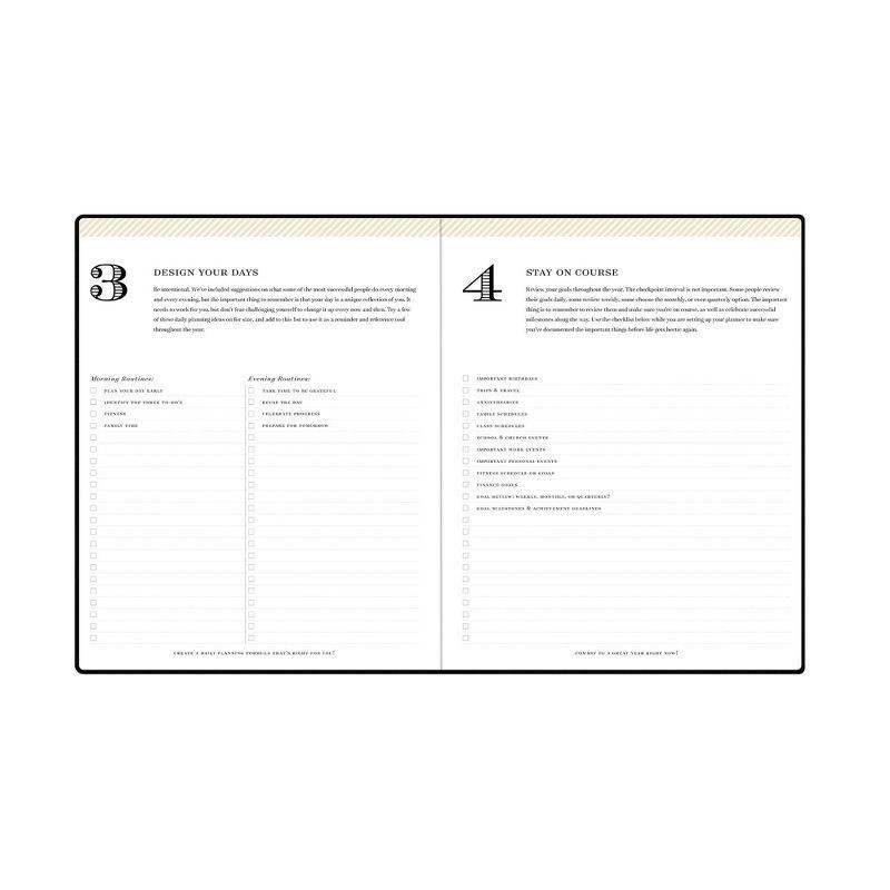 slide 5 of 11, Day Designer 2023-24 Academic Planner Faux Leather Hard Cover 8"x10" Weekly/Monthly Bookbound Black, 1 ct