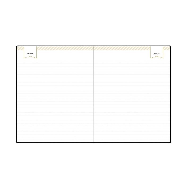 slide 9 of 11, Day Designer 2023-24 Academic Planner Faux Leather Hard Cover 8"x10" Weekly/Monthly Bookbound Black, 1 ct