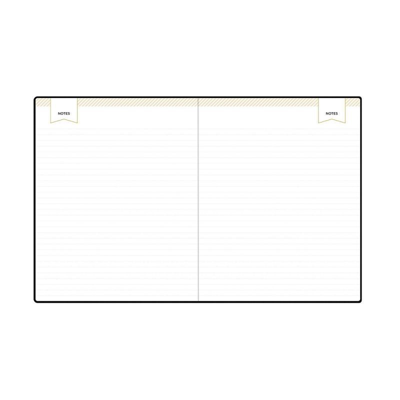 slide 11 of 11, Day Designer 2023-24 Academic Planner Faux Leather Hard Cover 8"x10" Weekly/Monthly Bookbound Black, 1 ct
