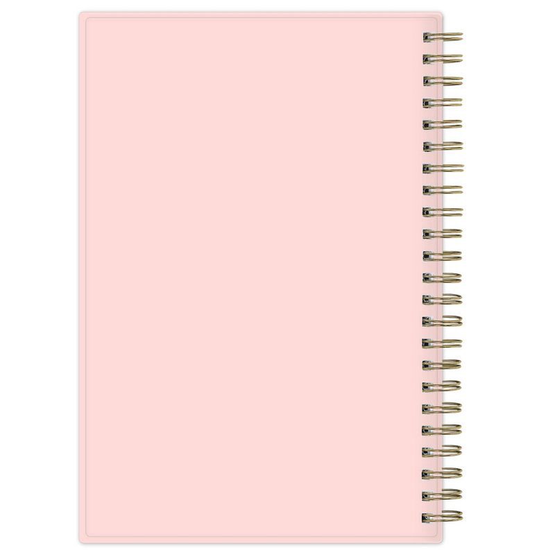 slide 14 of 15, Day Designer 2023-24 Academic Clear Pocket Cover 5"x8" Weekly/Monthly Wirebound Rugby Stripe Blush, 1 ct