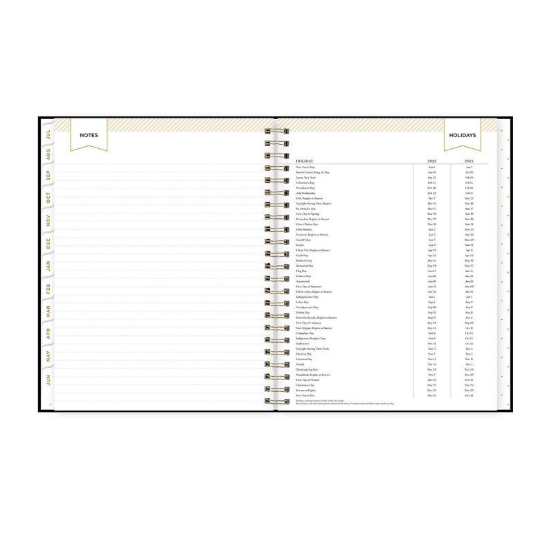 Day Designer 202324 Academic Deluxe Planner Faux Leather Hard Cover 6