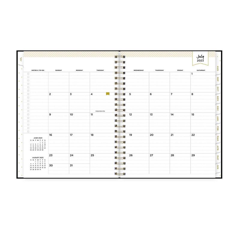 Day Designer 202324 Academic Deluxe Planner Faux Leather Hard Cover 6"x8" Weekly/Monthly