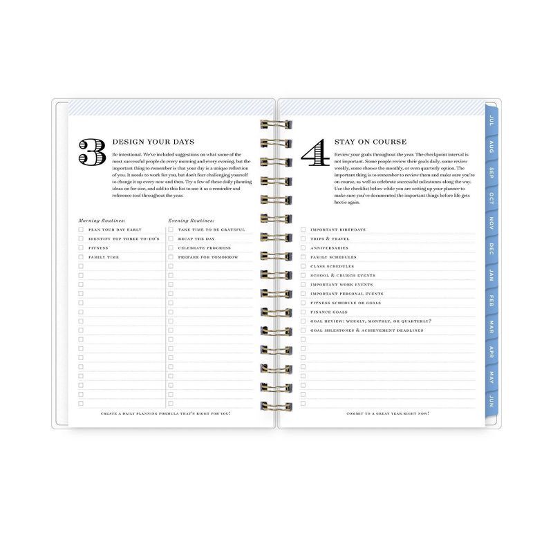Day Designer for Blue Sky 2021-2022 Academic Year Weekly Monthly Planner 5  x 8