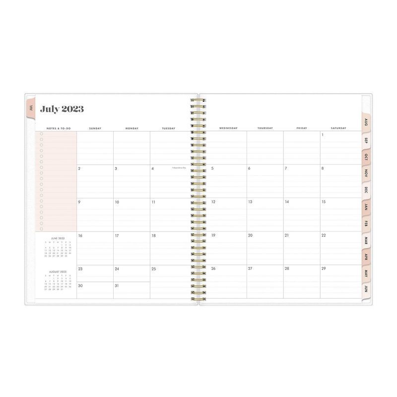 slide 3 of 11, The Everygirl x Day Designer 2023-24 Academic Planner Flexible Cover 8.5"x11" Weekly/Monthly Wirebound Senegal Tan, 1 ct