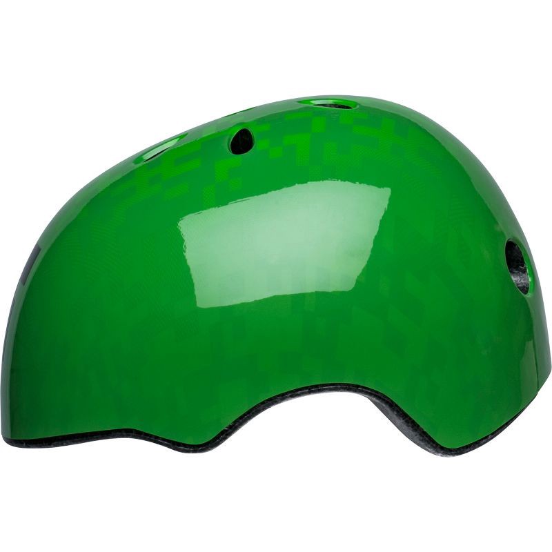 slide 3 of 7, Minecraft Creeper Child Bike Helmet, 1 ct