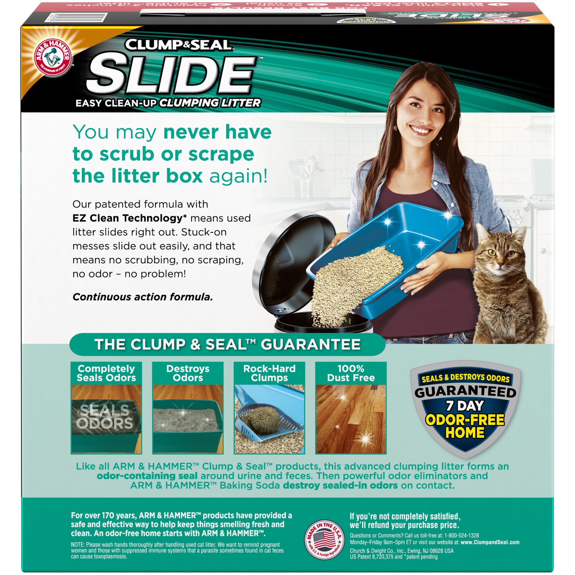 slide 5 of 5, ARM & HAMMER Slide Clumping Cat Litter, 