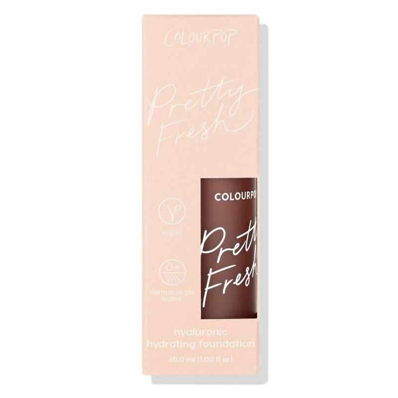 slide 5 of 5, ColourPop Pretty Fresh Foundation - Dark 180N - 1 fl oz, 1 fl oz