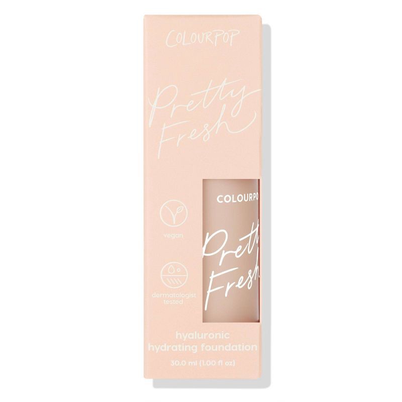slide 3 of 6, ColourPop Pretty Fresh Foundation - Fair 30N - 1 fl oz, 1 fl oz