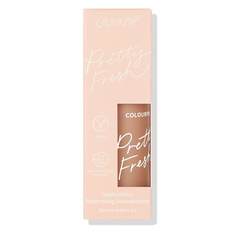 slide 2 of 5, ColourPop Pretty Fresh Foundation - Medium Dark 130N - 1 fl oz, 1 fl oz