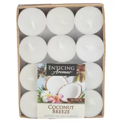 Enticing Aromas Coconut Breeze Tealights