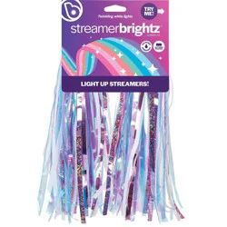 Brightz Streamer LED Bicycle Tassels - Pastel: Silicone & ABS Material, 24-Hour Battery