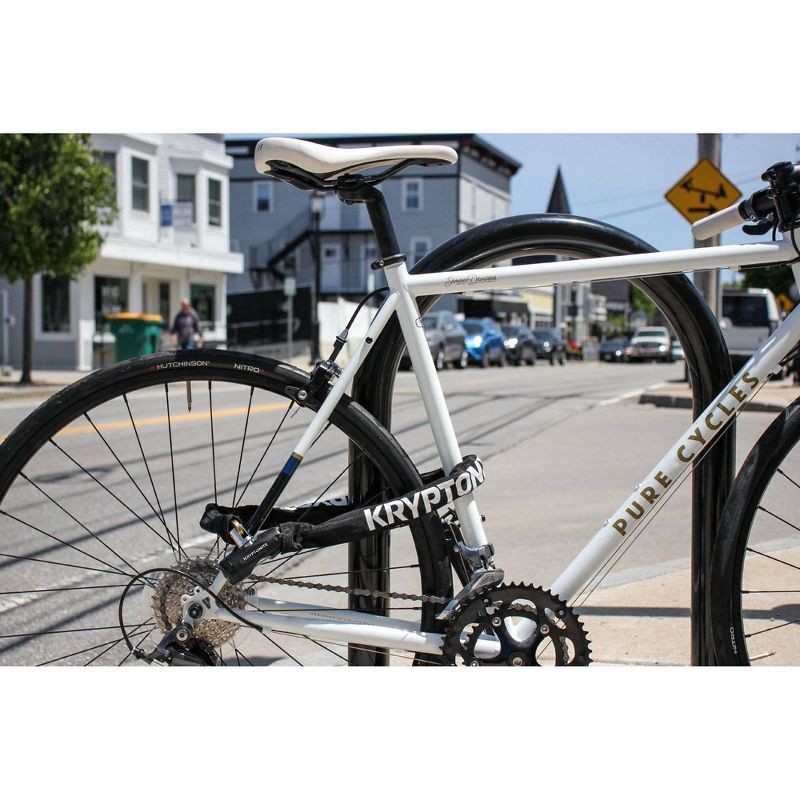 slide 4 of 7, Kryptonite Chain Key Chain - 8mm: Black Key Lock for Bikes, 1 ct