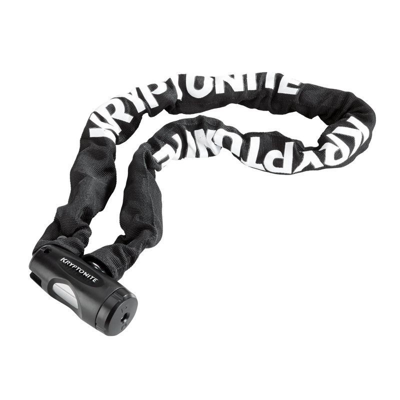 slide 5 of 7, Kryptonite Chain Key Chain - 8mm: Black Key Lock for Bikes, 1 ct