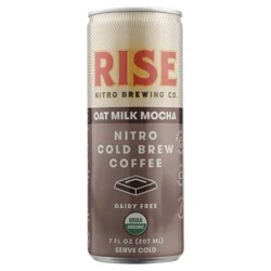 RISE Brewing Co. RISE Oat Milk Mocha Nitro Cold Brew Latte - 7 fl oz