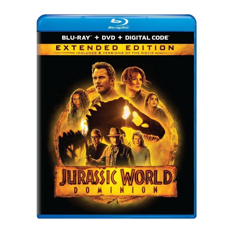 slide 1 of 3, Universal Home Video Jurassic World Dominion (Blu-Ray + DVD + Digital), 1 ct