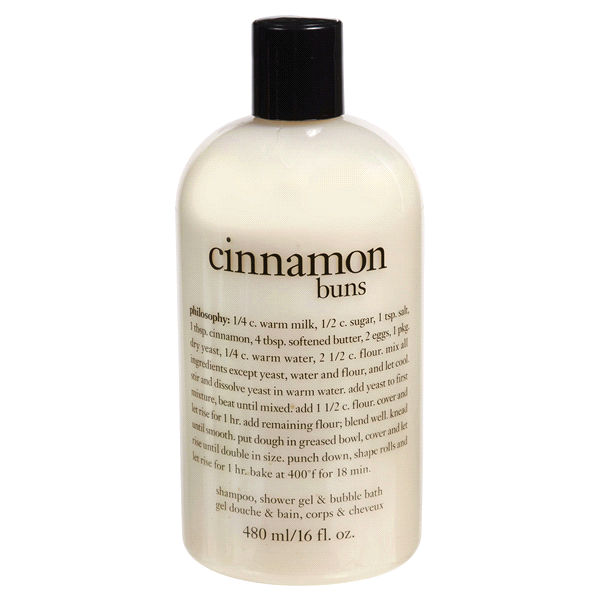 slide 1 of 1, Philosophy Cinnamon Buns Shampoo, Shower Gel & Bubble Bath, 16 oz