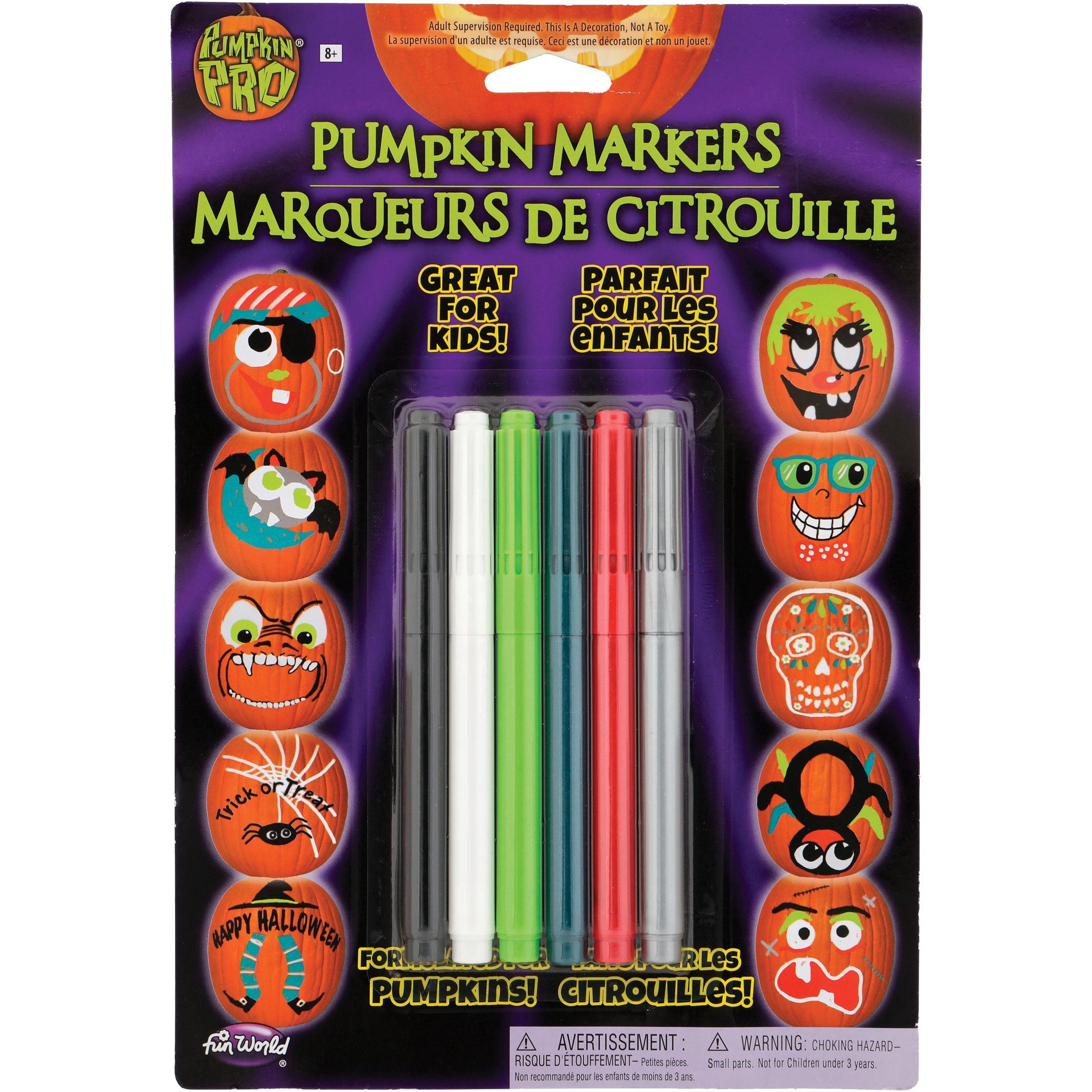 slide 1 of 1, Holiday Times Pumpkin Markers, 1 ct