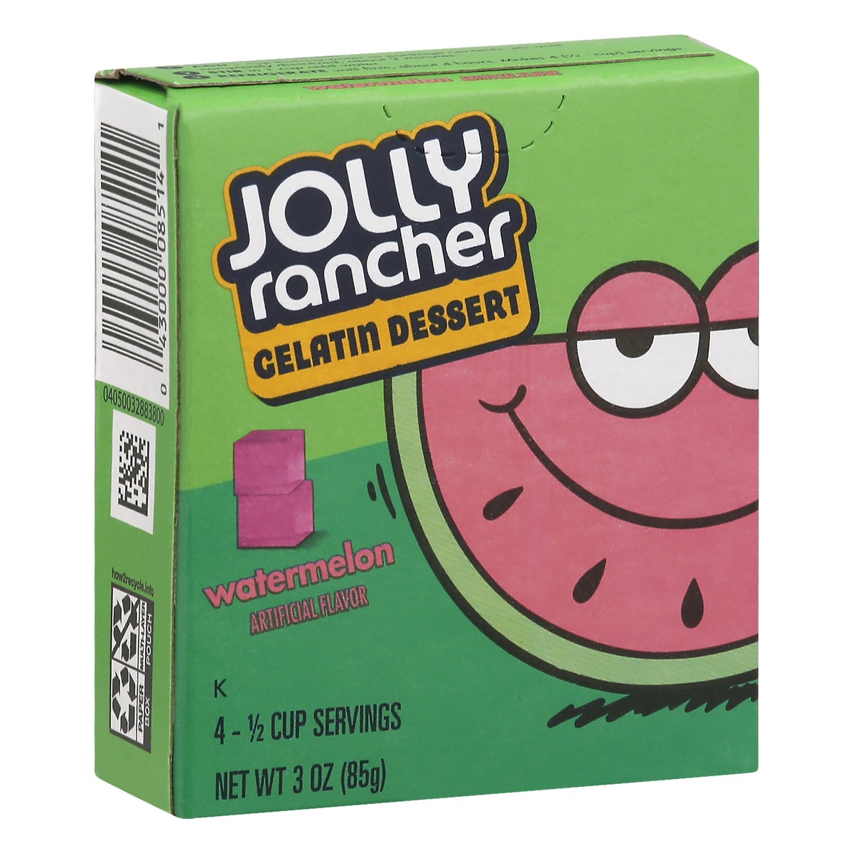 slide 10 of 10, Jolly Rancher Sour Watermelon Gelatin Dessert, 3 oz Box, 3 oz