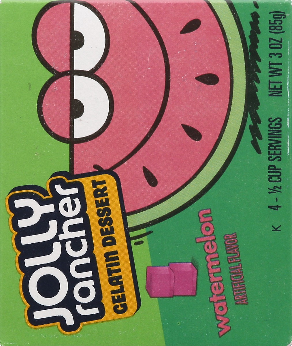 slide 2 of 10, Jolly Rancher Sour Watermelon Gelatin Dessert, 3 oz Box, 3 oz