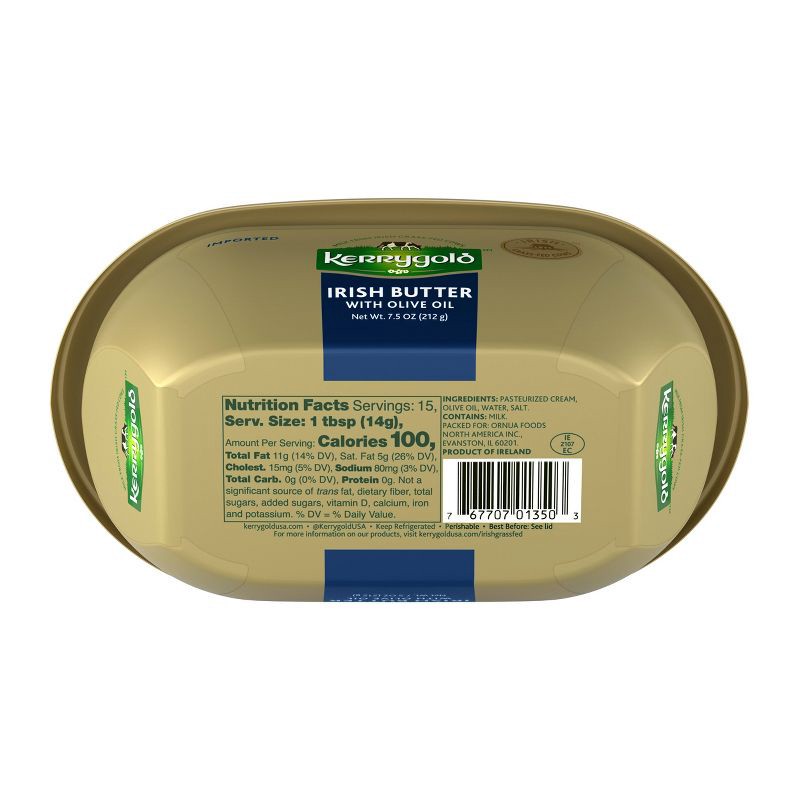 slide 3 of 4, Kerrygold Pure Irish Butter with Olive Oil - 7.5oz, 7.5 oz