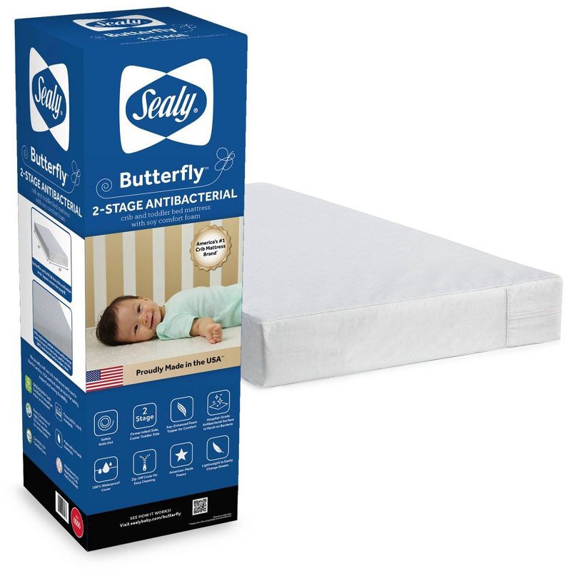 Sealy Butterfly Crib Mattress