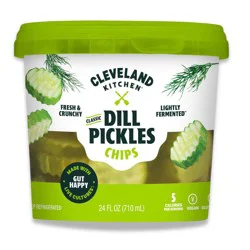 Cleveland Kitchen Classic Dill Pickle Chips - 24oz