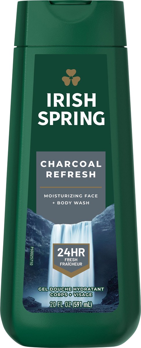 slide 4 of 11, Irish Spring Charcoal Refresh Moisturizing Face + Body Wash 20 fl oz, 20 fl oz