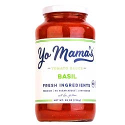 Yo Mama's Basil Tomato Sauce 25 oz