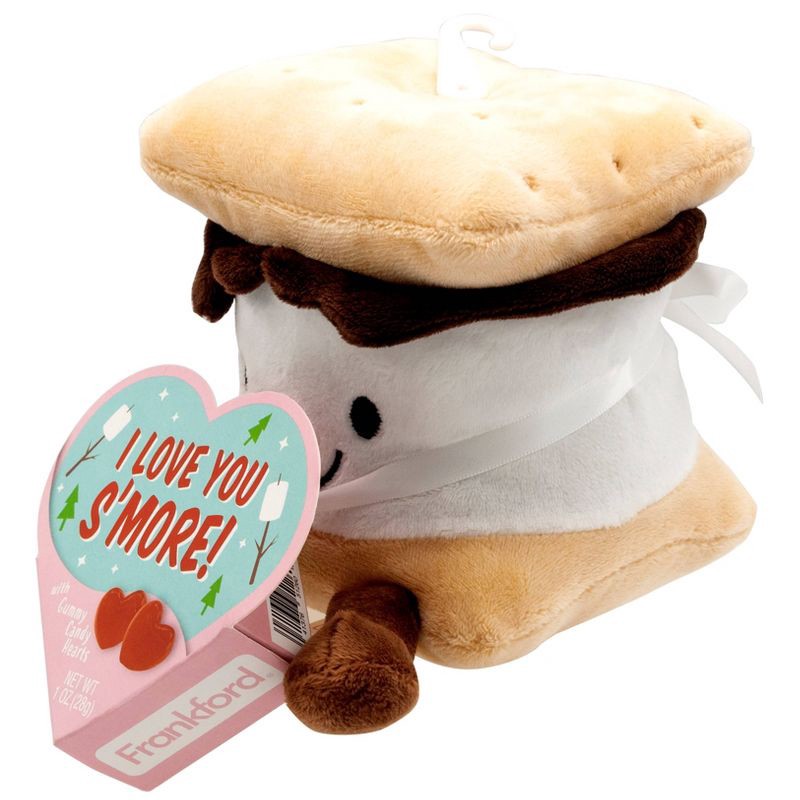 slide 5 of 7, Frankford Valentine's Day Smore Plush with Gummy Candy Hearts - 1oz, 1 oz
