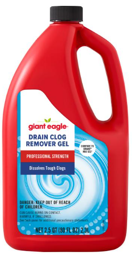 slide 1 of 1, Ge Drain Clog Remover Gel, 80 oz