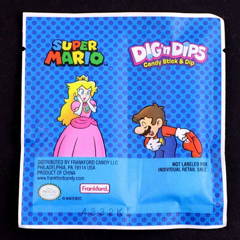 slide 13 of 15, Super Mario Valentine's Dig N Dips Box - 5.33oz/18ct, 5.33 oz, 18 ct