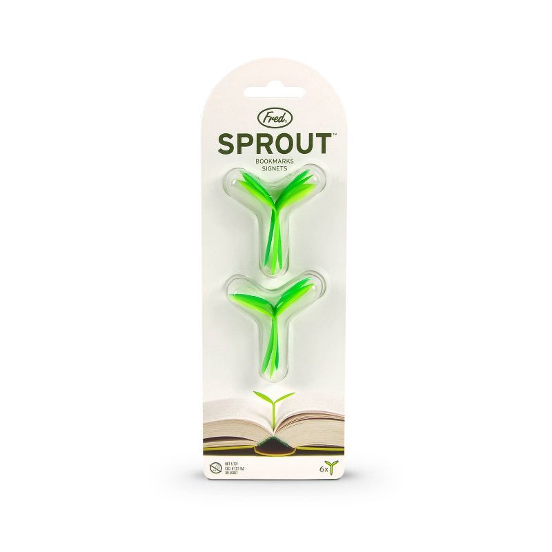 slide 1 of 5, Fred & Friends Sprout Book Marks, 1 ct