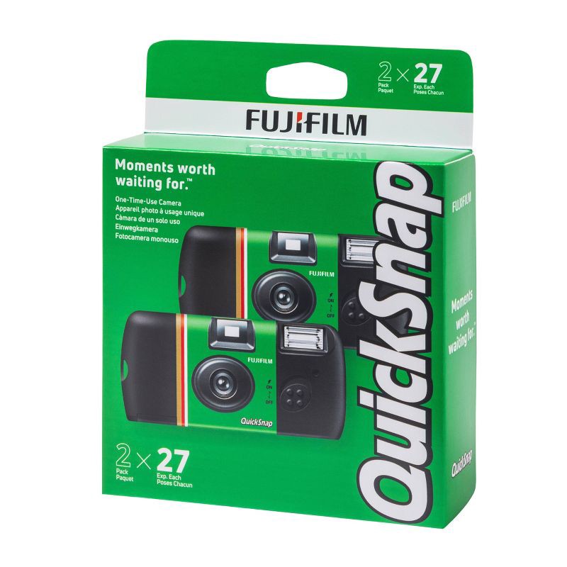 slide 3 of 10, Fujifilm QuickSnap 135 Flash 400 2pk Camera, 2 ct