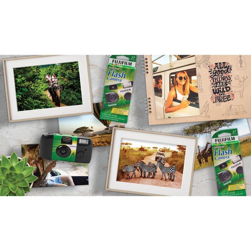 slide 7 of 10, Fujifilm QuickSnap 135 Flash 400 2pk Camera, 2 ct