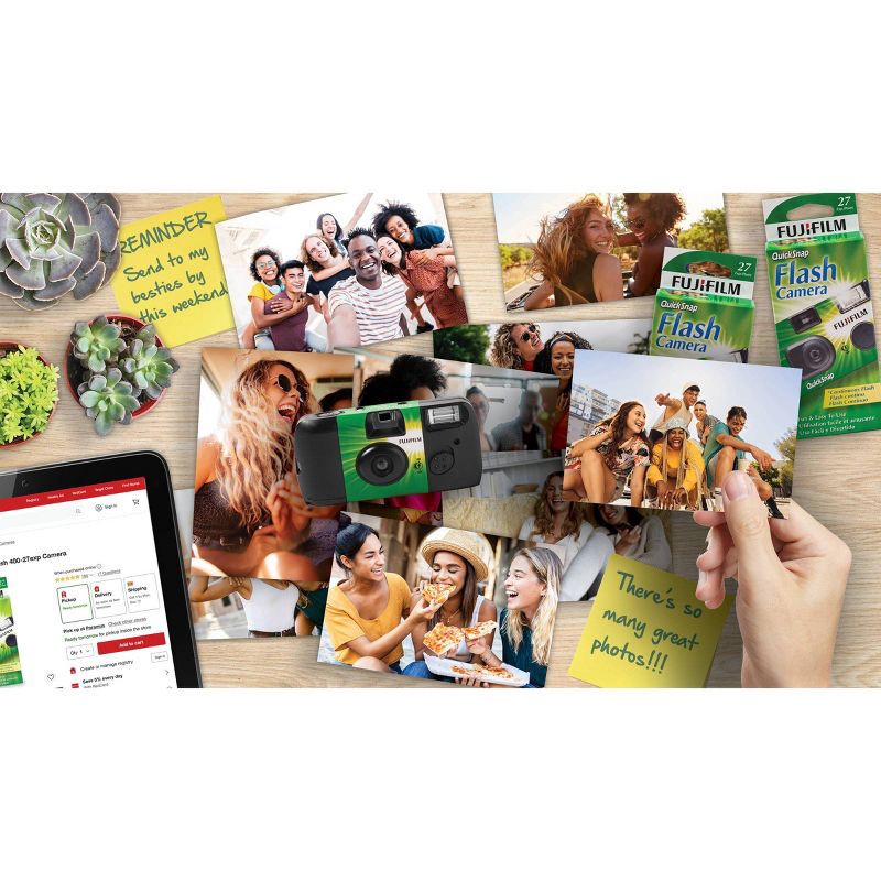 slide 9 of 10, Fujifilm QuickSnap 135 Flash 400 2pk Camera, 2 ct