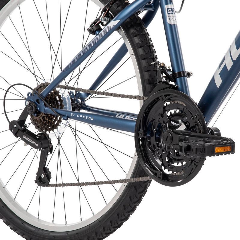 slide 9 of 16, Huffy Highland Mountain Bike - 26" Wheels - 21 Speeds - S/M - Blue, 1 ct