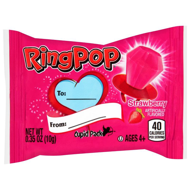 slide 2 of 5, Valentine's Ring Pop Candy - 1oz/3pk, 3 ct; 1 oz