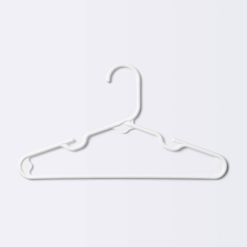 slide 2 of 3, Baby Clothes Hangers - White - Cloud Island™, 1 ct