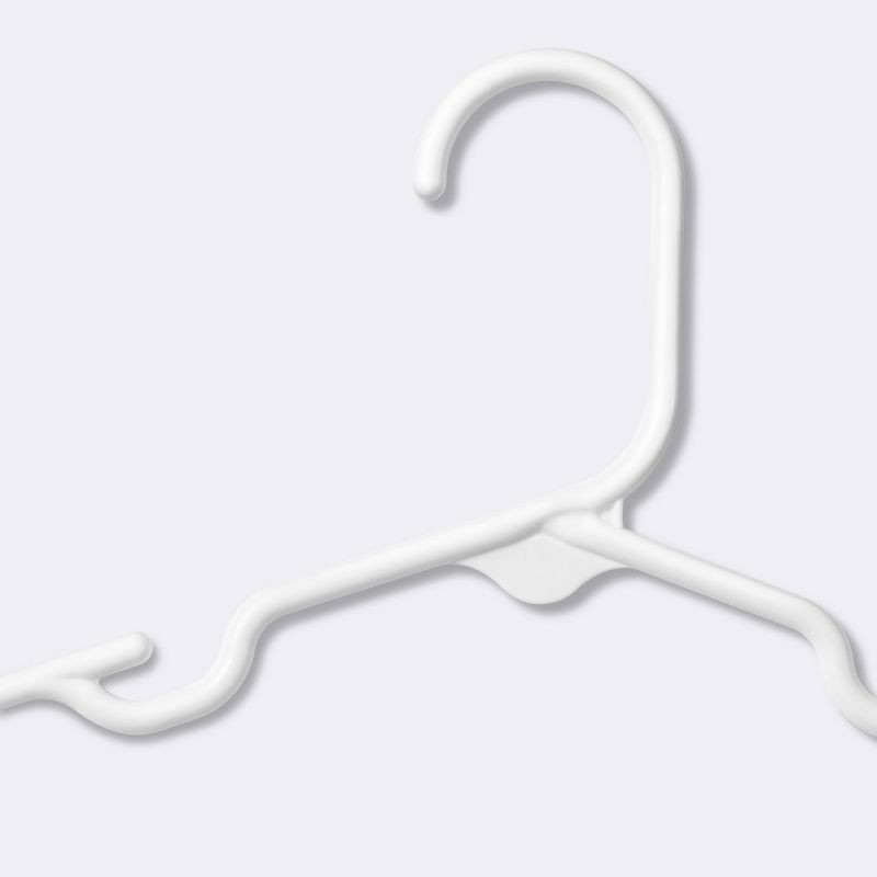 slide 3 of 3, Baby Clothes Hangers - White - Cloud Island™, 1 ct