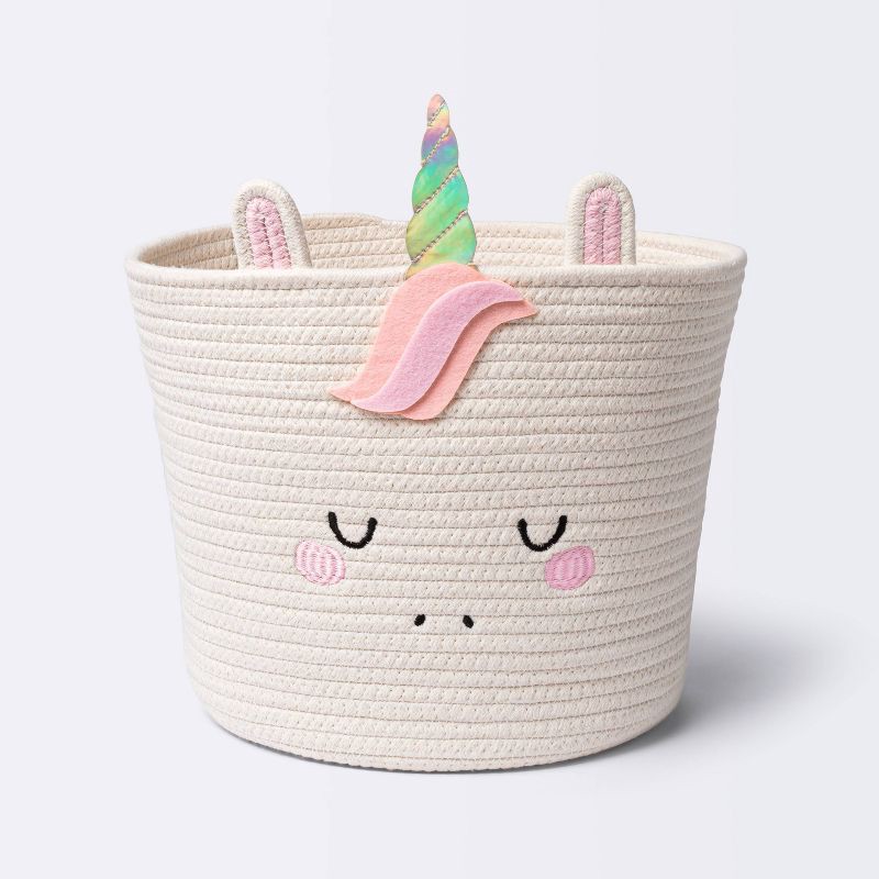 Unicorn store storage baskets