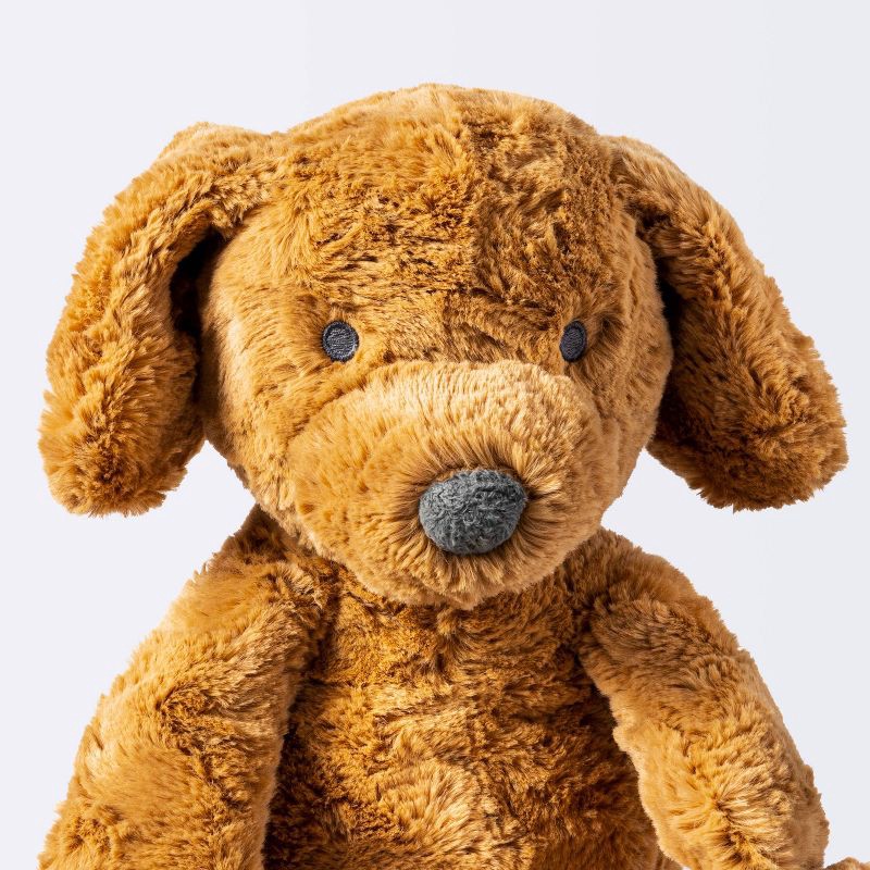 slide 3 of 3, Brown Dog Plush Animal with Mini Plush - Cloud Island™, 1 ct