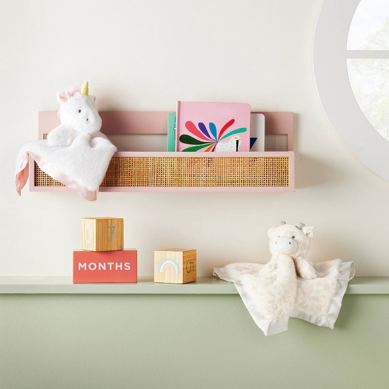 slide 2 of 3, Taupe Giraffe Security Blanket - S - Cloud Island™, 1 ct