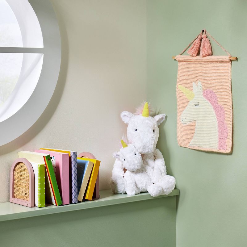 slide 2 of 3, Unicorn Plush Animal with Mini Plush - 2pk - Cloud Island™, 2 ct