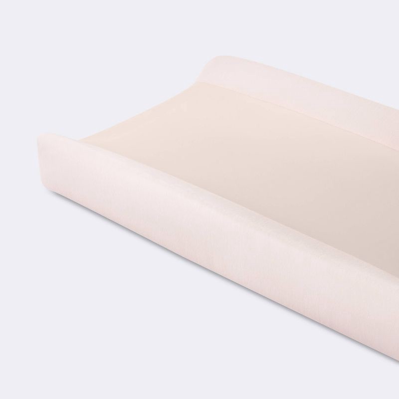 slide 1 of 3, Wipeable Changing Pad Cover - Solid Pink - Cloud Island™, 1 ct