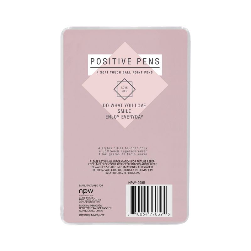 slide 3 of 3, NPW 4ct Positive Pens, 4 ct