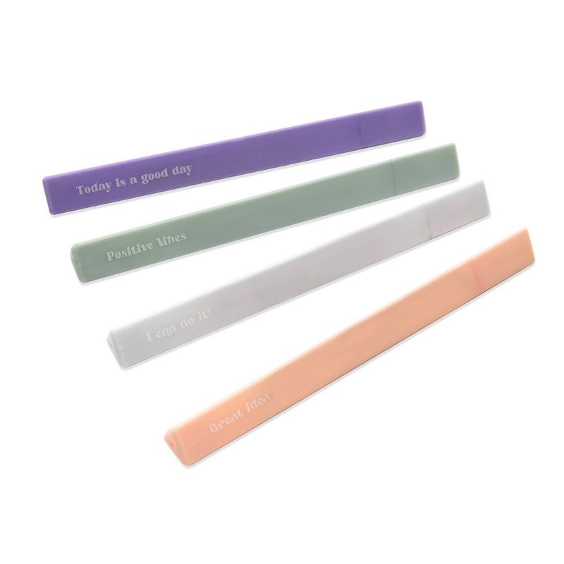 slide 6 of 6, 4ct Positive Pens: Multicolor Correction Tape & Fluid Set by NPW, Art Stationery, Office Supplies, 4 ct