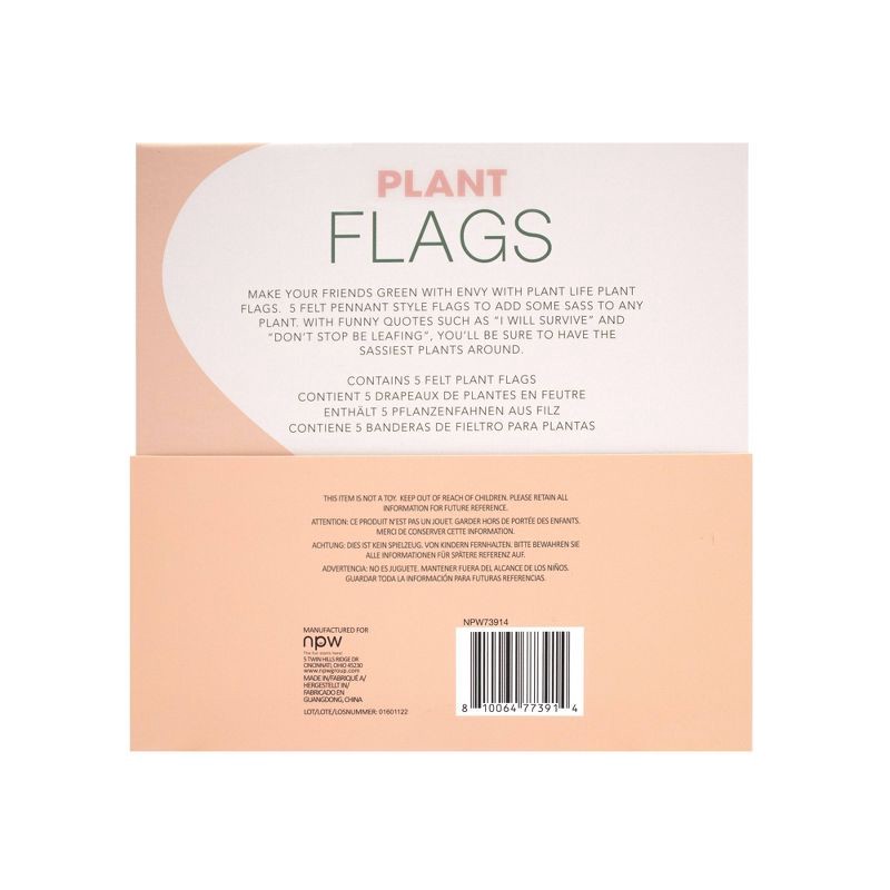 slide 3 of 4, NPW Plant Flags Lawn Decor, 1 ct