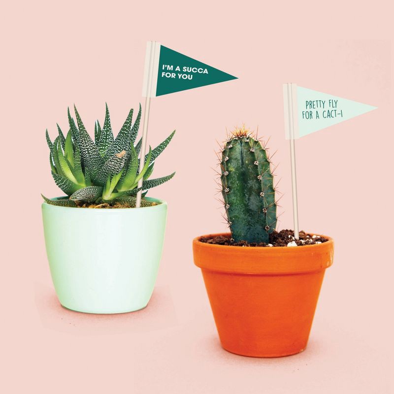 slide 4 of 4, NPW Plant Flags Lawn Decor, 1 ct